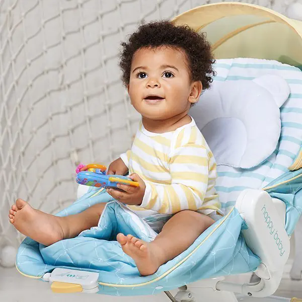 Электронный шезлонг-люлька Happy Baby Egoist фото 6