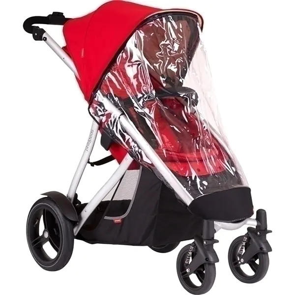 Дождевик для колясок Phil and Teds Vibe / Verve Single без задней шторки фото 1