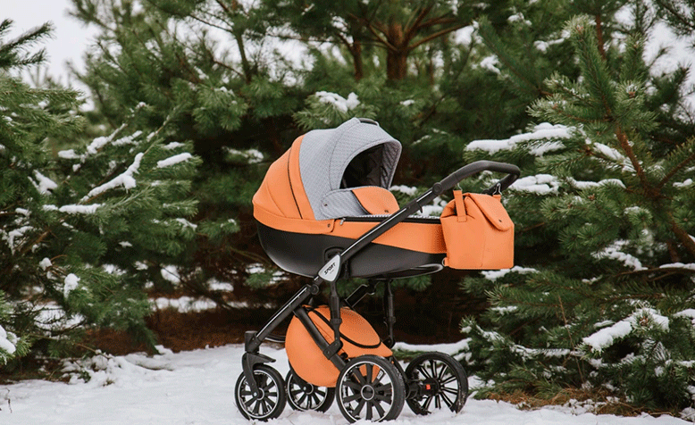 Лучшая детская коляска для зимних прогулок с бесплатной доставкой до подъезда