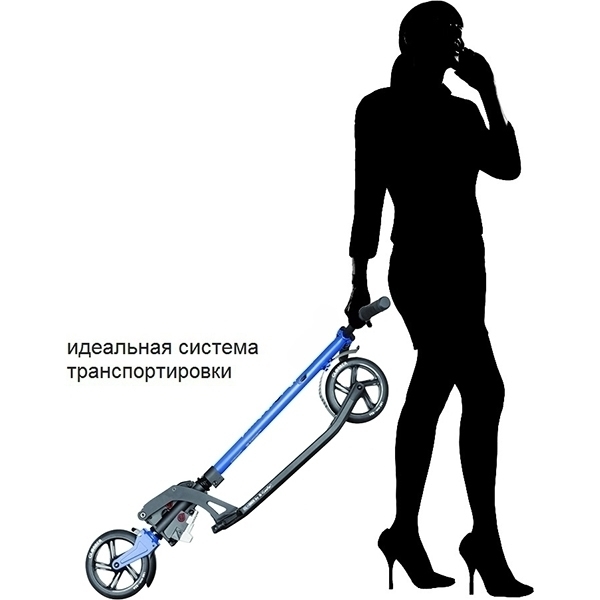 Двухколесный самокат Globber My Too One К180 by Kleefer, инновационный складной механизм фото 28