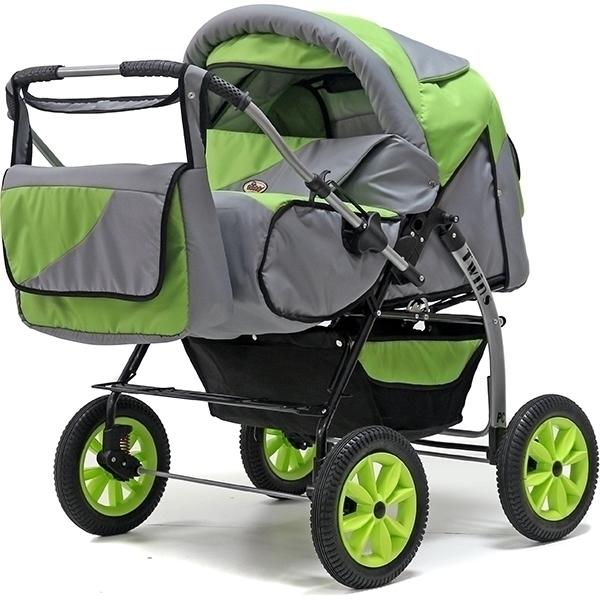 Детская коляска-трансформер для двойни BartPlast Twins PC