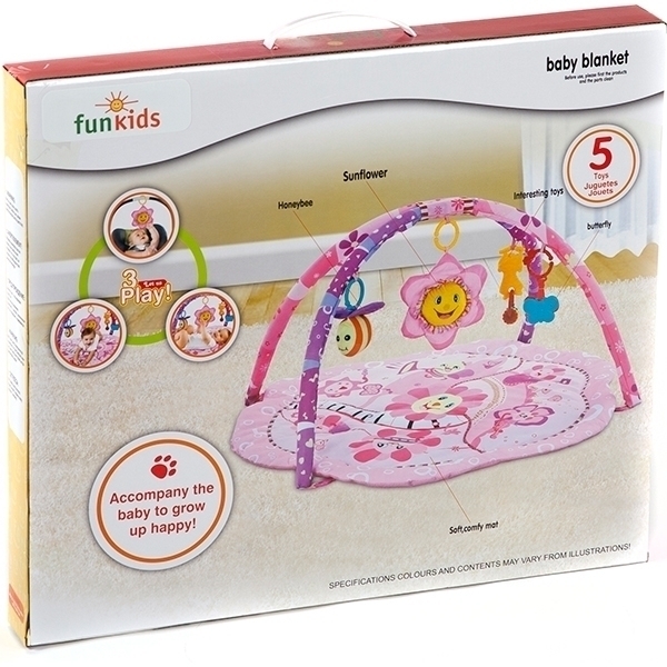 Развивающий коврик для новорожденного Funkids Rosie Sun Gym 8817 фото 4