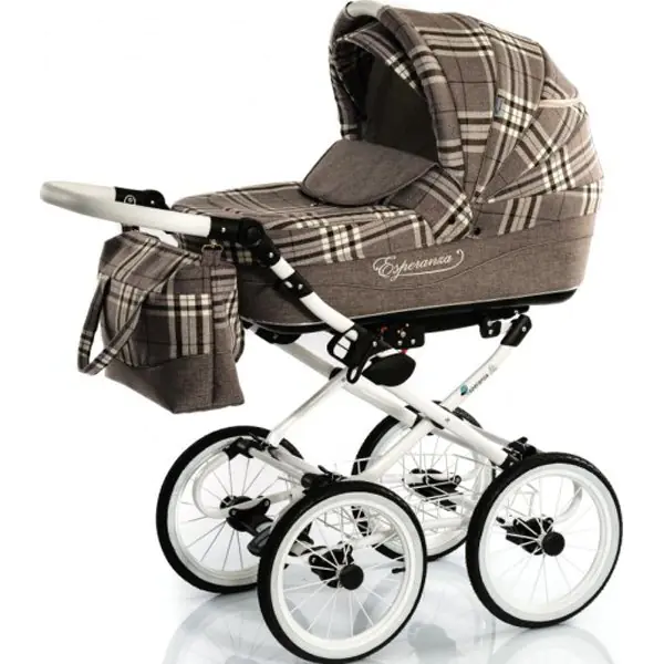 Детская коляска Esperanza Classic Kasheymere 2 в 1 Цвет рамы Beige фото 2