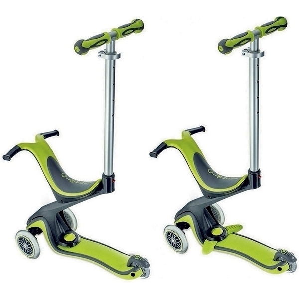 Трехколесный самокат Globber EVO 5 в 1 со светящимися колесами фото 5