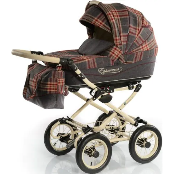 Детская коляска Esperanza Classic Kasheymere 3 в 1 Цвет рамы Beige фото 5