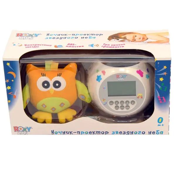 Игрушка-проектор звездного неба Roxy Kids Olly Рокси Кидс Олли с совой фото 2