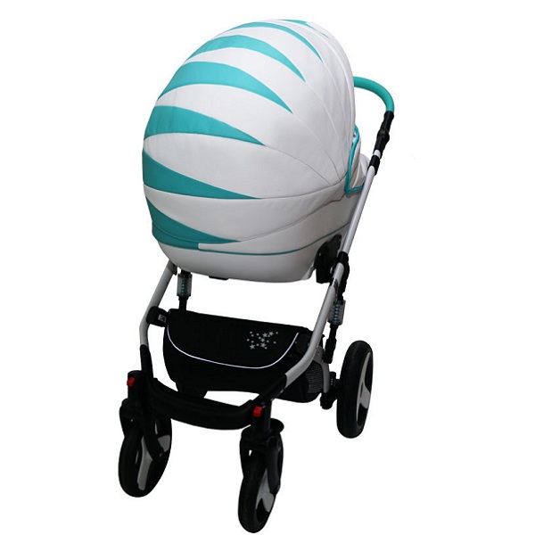 Детская коляска Mikrus Cruiser Premium 3 в 1, 100% эко-кожа фото 9