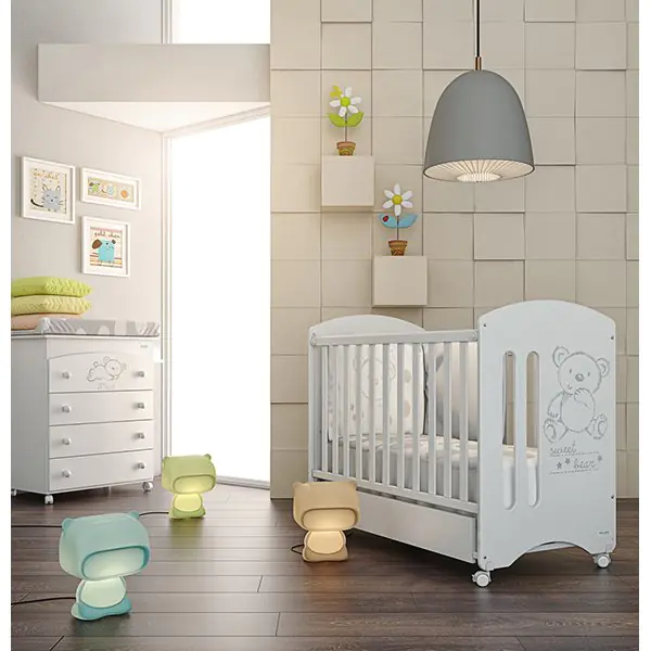 Пеленальный комод Miсuna Sweet Bear B-970 с матрасиком фото 2