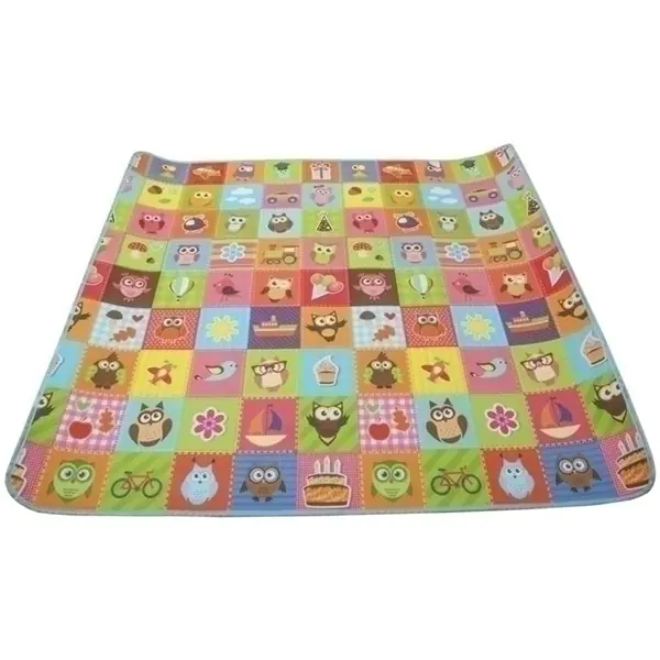 Односторонний развивающий коврик Mambobaby Совята, 200 х 180 х 0,5 см, арт. 014ТМ фото 1