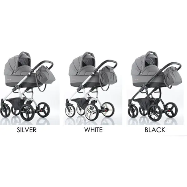 Детская коляска Bebetto Luca 2 в 1 цвет рамы Silver фото 10