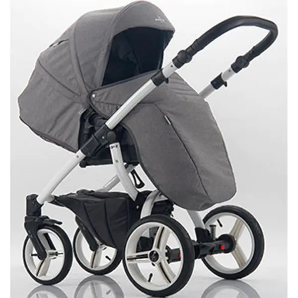 Детская коляска Bebetto Luca 2 в 1 цвет рамы White фото 5