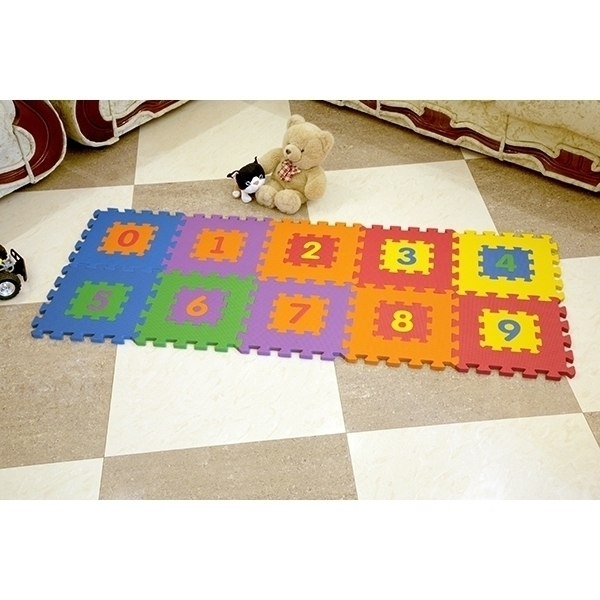 Игровой коврик-пазл Funkids 12" Цифры-1 KB-019, 10 плит фото 3