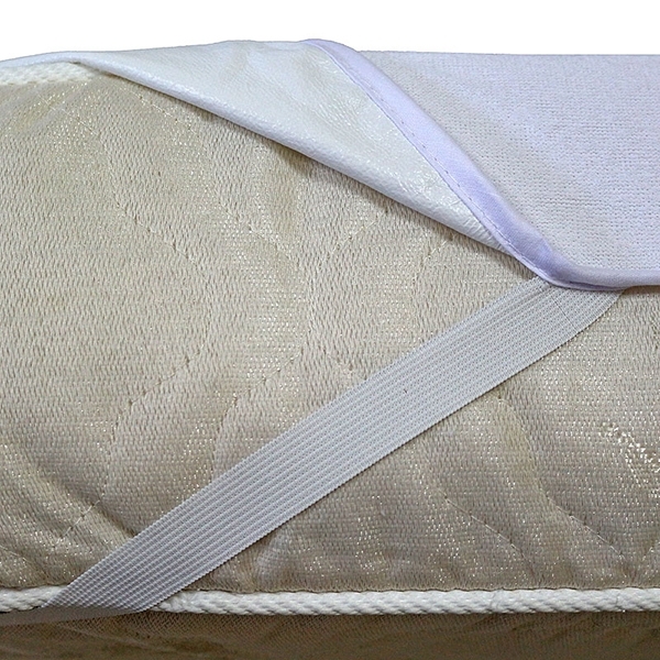 Наматрасник Топотушки 01.25 на резинках по углам, махра+мембрана, 120 х 60 см фото 1