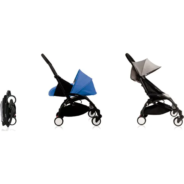 Детская прогулочная коляска Babyzen Yoyo 6+, со сменным текстилем Color Pack, черная рама фото 8