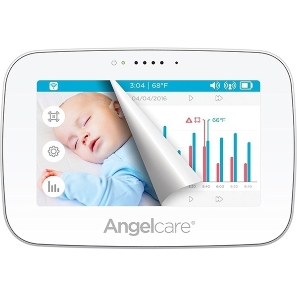 Видеоняня с сенсорным LCD дисплеем и беспроводным монитором дыхания AngelCare AC417 фото 3