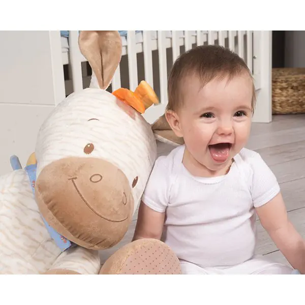 Детская подушка-подголовник Nattou Neck pillow Наттоу Нек пиллоу Arthur & Louis Носорог 644365 фото 2