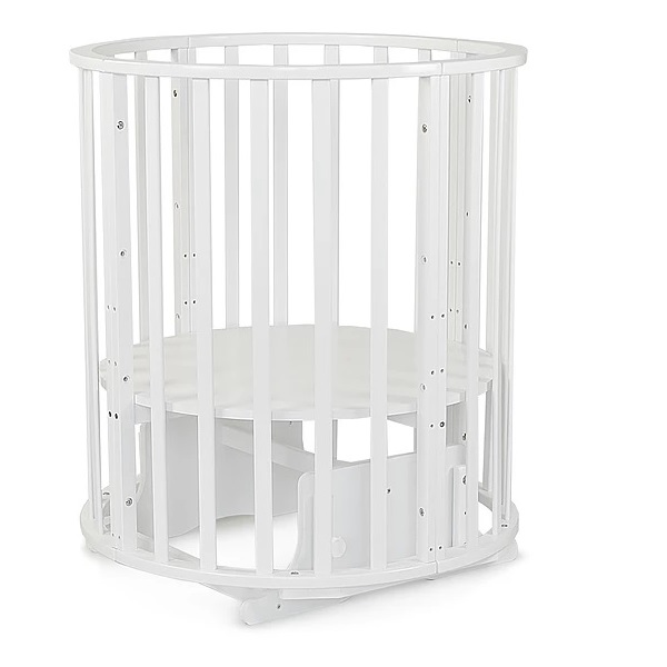 Детская кроватка Mr Sandman Round 10 в 1, универсальный маятник фото 2