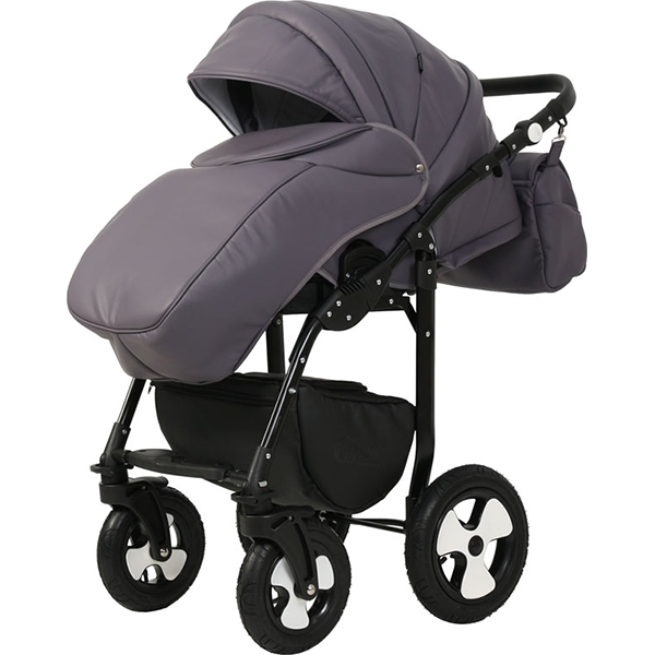 Детская коляска Rant Fabio Lux 2 в 1, эко-кожа фото 1