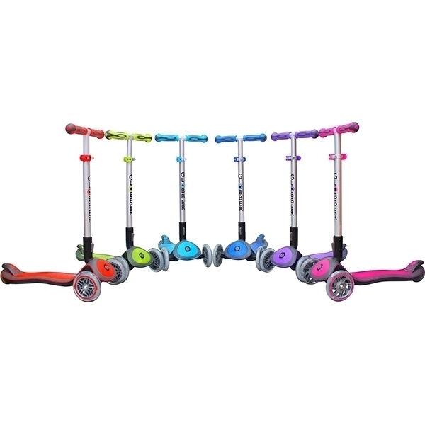 Трехколесный самокат Globber Elite SL My Free Fold Up 445 со светящимися колесами фото 32