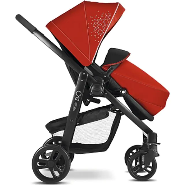 Детская прогулочная коляска Graco Evo — как выглядит в жизни