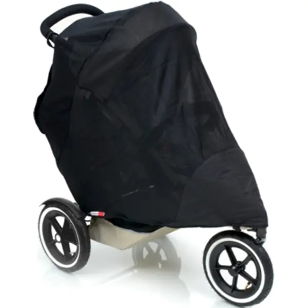 Универсальная москитка на прогулочный блок и дополнительное сиденье колясок Phil and Teds Classic / Explorer Double - Фото