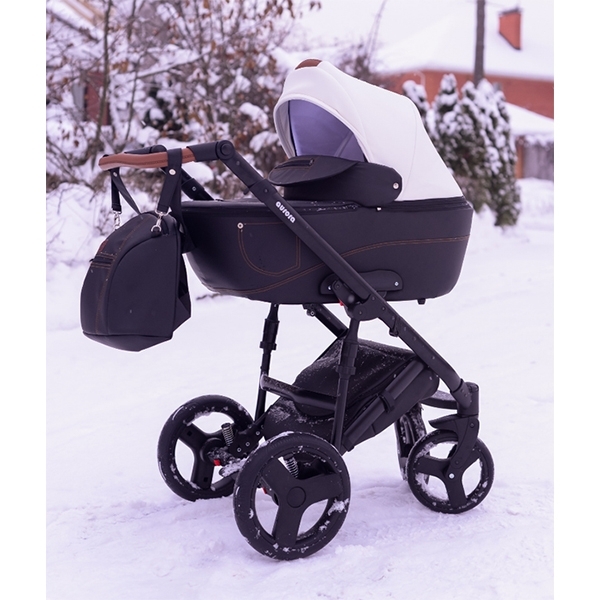 Детская коляска Effole Aurora 100% Ecco 2 в 1, эко-кожа фото 8