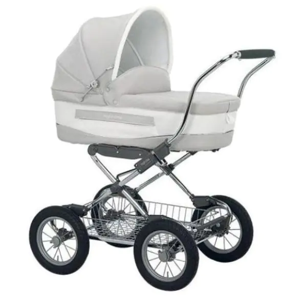 Коляска-люлька для новорожденного Inglesina Vittoria, шасси Comfort Chrome, эко-кожа фото 1