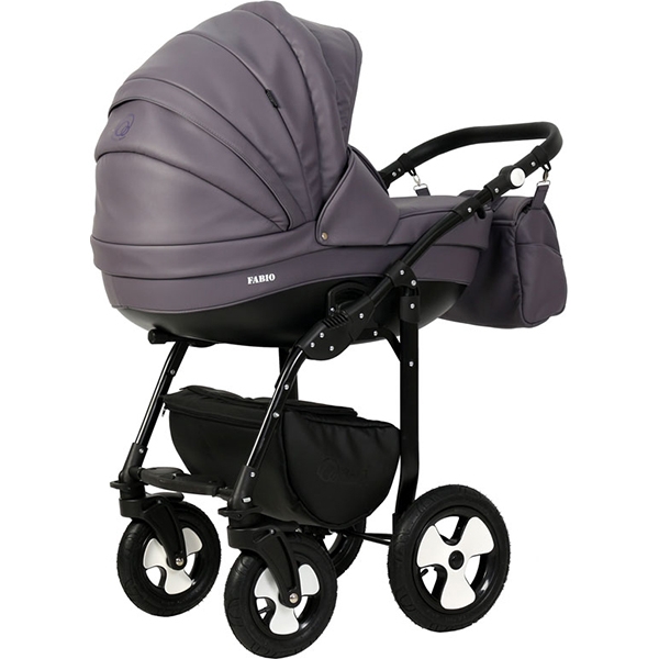 Детская коляска Rant Fabio Lux 2 в 1, эко-кожа фото 4