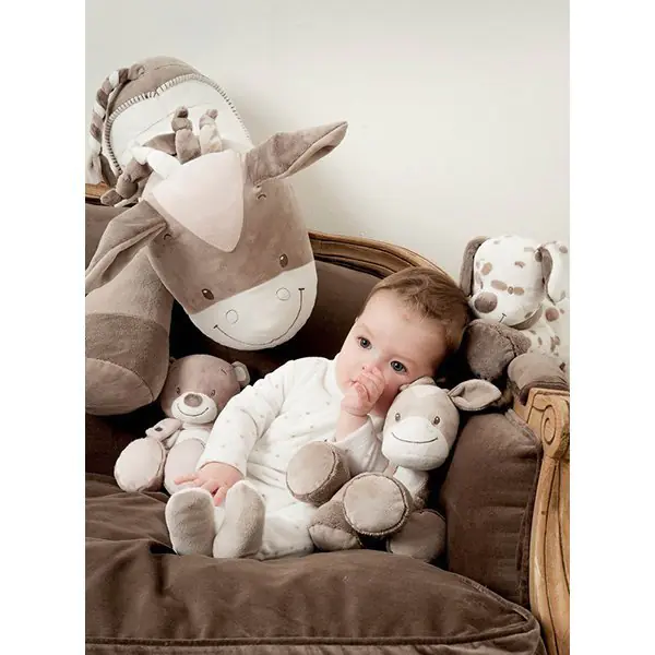 Мягкие игрушки Nattou Cri-Cris Наттоу Кри Крис Max, Noa & Tom Собачка, Лошадка, Мишка 777148 фото 7