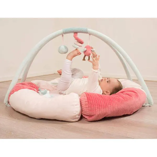 Круглый игровой коврик Nattou Charlotte & Rose Жираф и Слоник 655231 фото 1