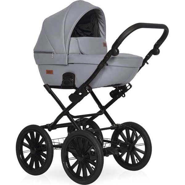 Детская коляска Riko Basic Aicon Pastel Prestige 2 в 1, эко-кожа - Фото