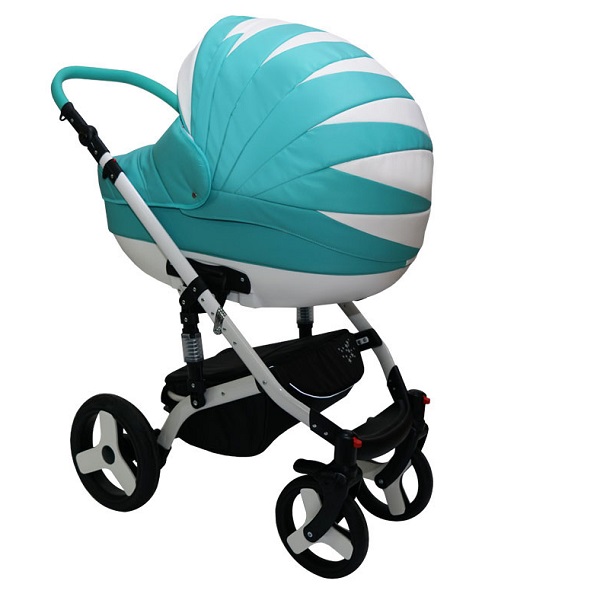 Детская коляска Mikrus Cruiser Premium 3 в 1, 100% эко-кожа фото 11