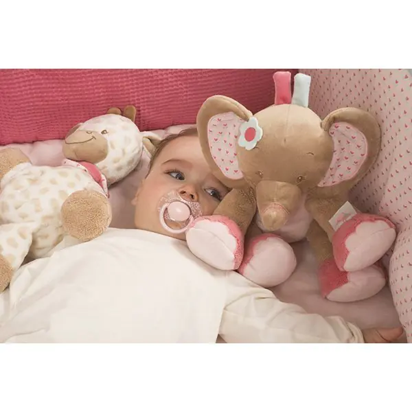 Мягкие игрушки Nattou Cri-Cris Charlotte & Rose Жираф и Слоник 655095 фото 3