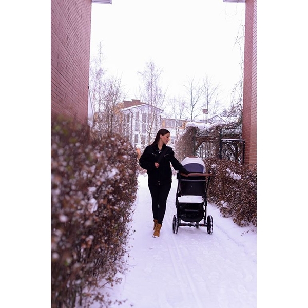 Детская коляска Effole Aurora 100% Ecco 2 в 1, эко-кожа фото 2