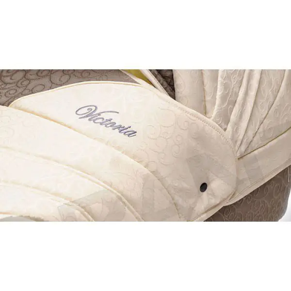 Детская коляска Esperanza Victoria Prestige 3 в 1 Цвет рамы Черный - Маленькие колеса фото 7