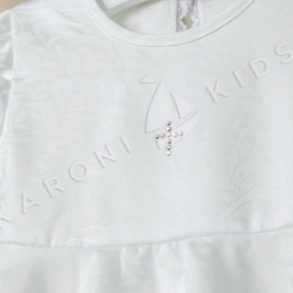 Крестильный набор для девочки Makkaroni Kids Ангелина  (3 предмета) фото 3