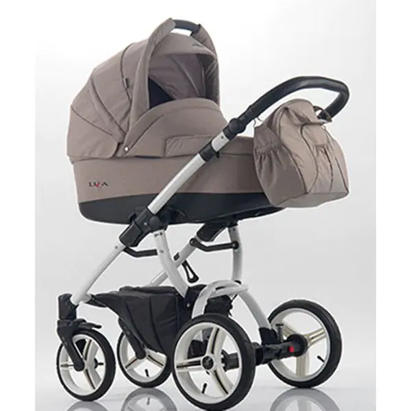 Детская коляска Bebetto Luca 2 в 1 цвет рамы White фото 1