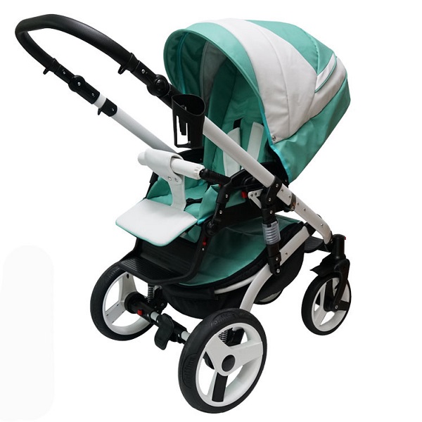 Детская коляска Mikrus Cruiser Premium 3 в 1, 100% эко-кожа фото 19