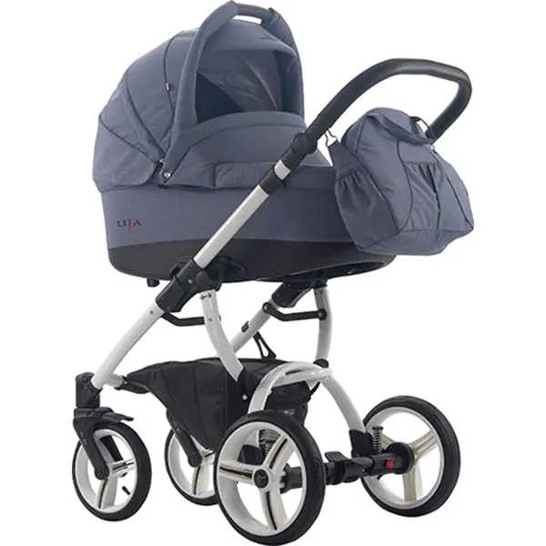 Детская коляска Bebetto Luca 2 в 1 цвет рамы White фото 17