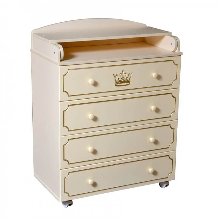 Пеленальный комод Кедр Victoria 804 МДФ Crown - Фото