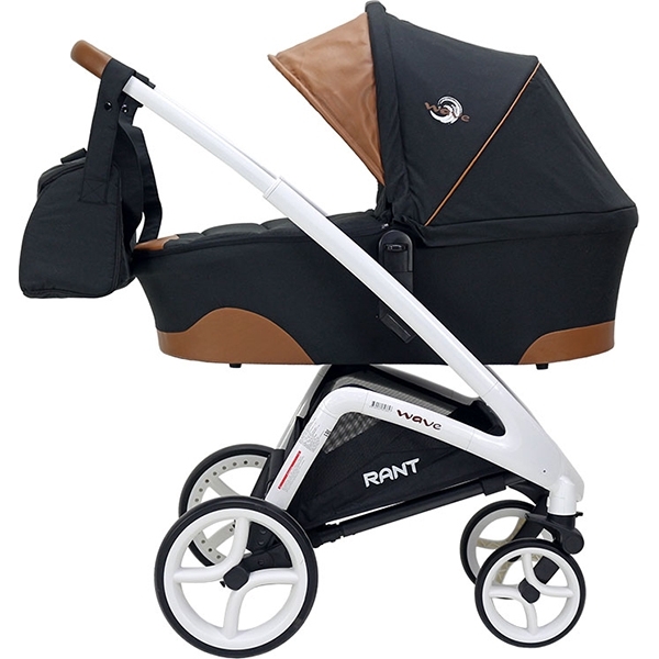 Детская коляска Rant Wave 2 в 1, ткань+эко-кожа фото 4