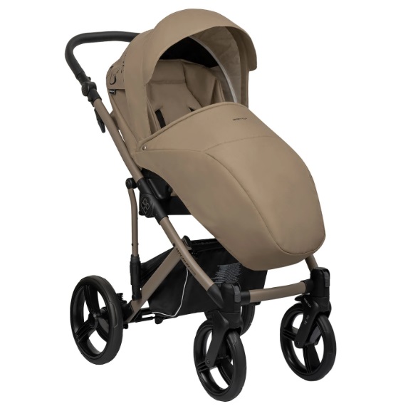 Детская коляска Bebetto Magnum Light Se 2 в 1 на бежевой раме фото 8