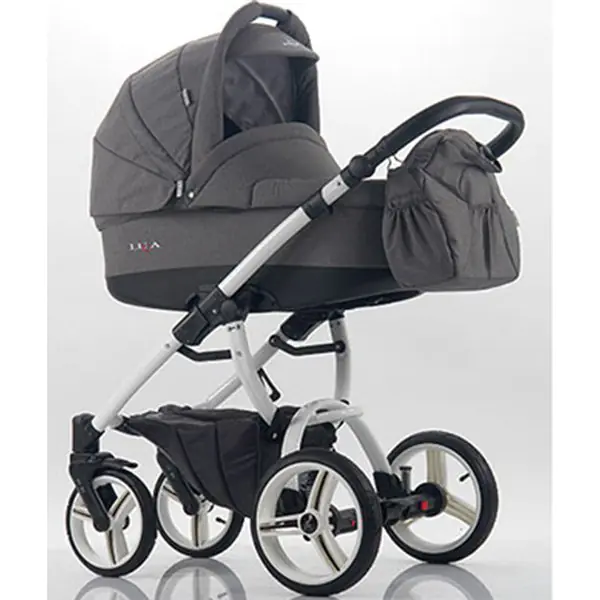 Детская коляска Bebetto Luca 2 в 1 цвет рамы White фото 13