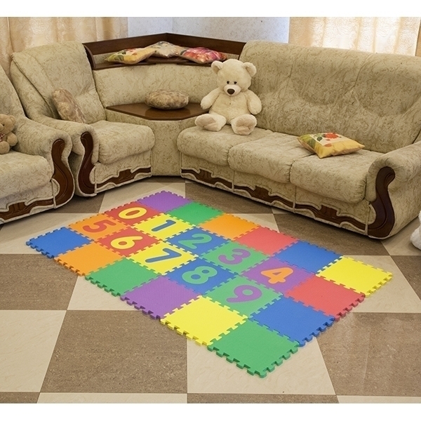 Игровой коврик-пазл Funkids 12" Цифры-2 KB-016, 10 плит фото 3