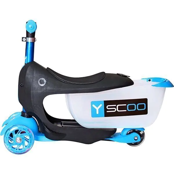 Каталка-самокат 3 в 1 Y-Scoo Mini Jump&Go фото 6