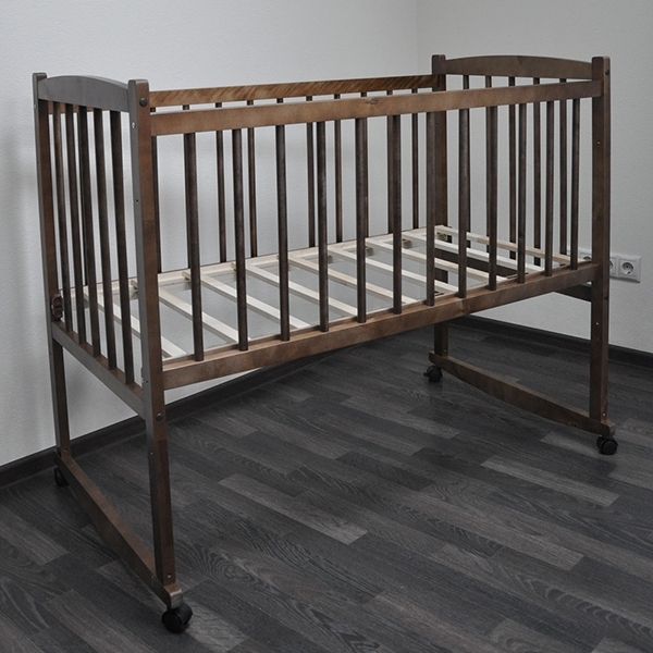 Детская кроватка Массив Беби-1, колесо-качалка фото 15