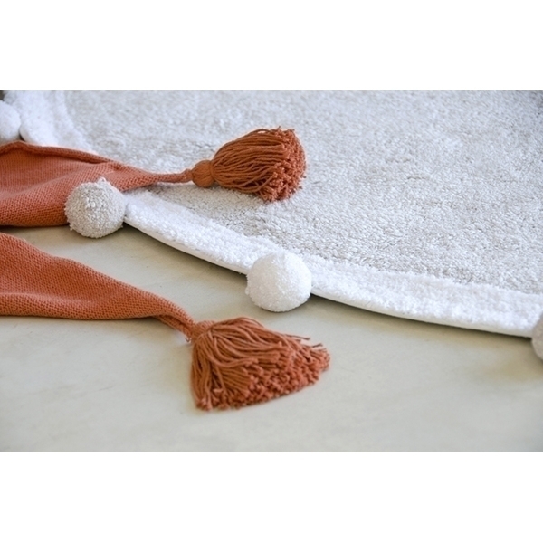 Ковер в детскую Lorena Canals с помпонами фото 15