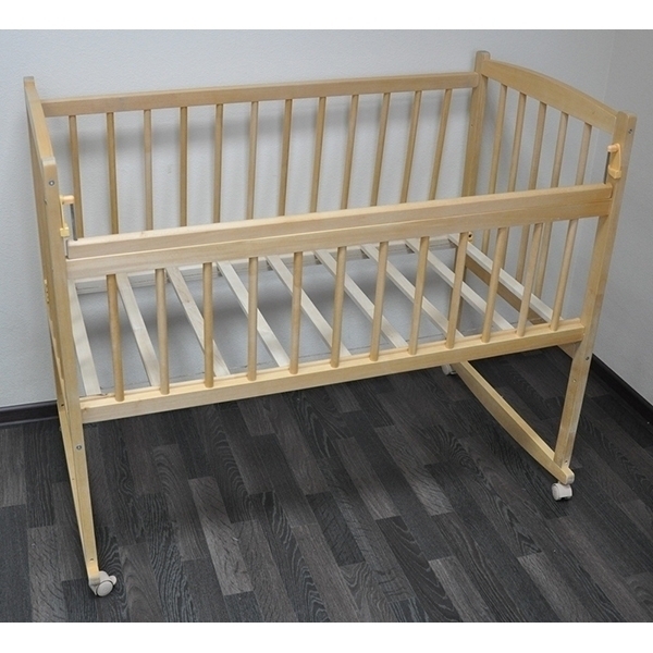 Детская кроватка Массив Беби-2, колесо-качалка фото 1