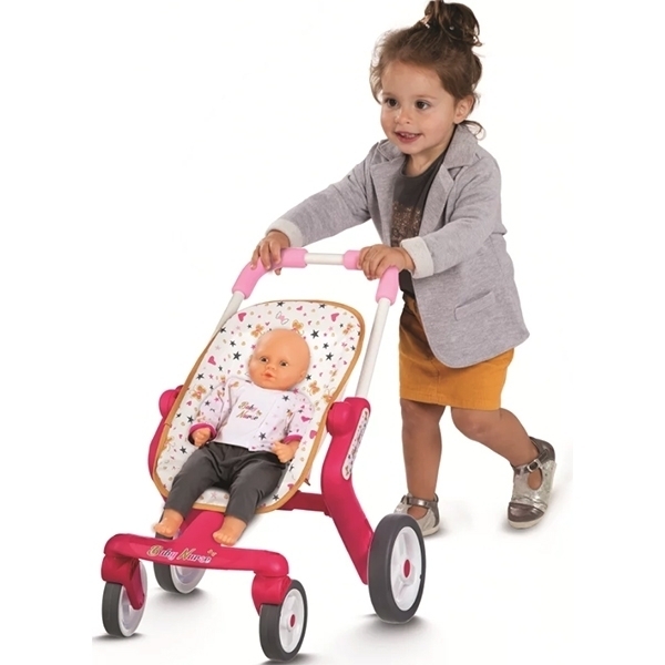 Коляска прогулочная для пупса Smoby Baby Nurse 251223 фото 1