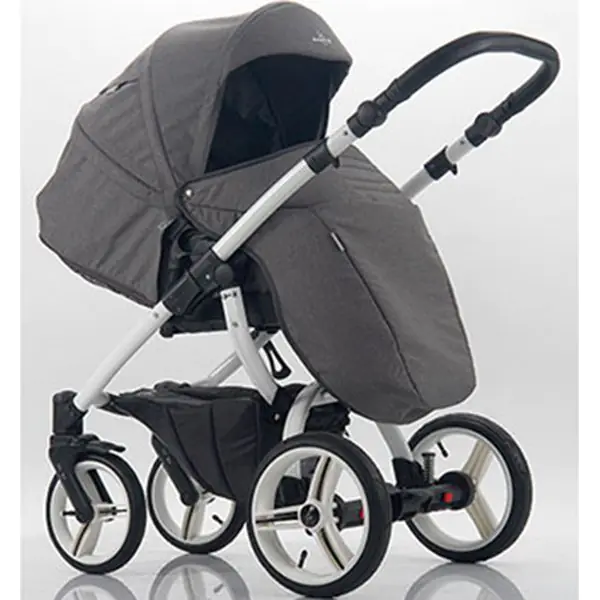 Детская коляска Bebetto Luca 2 в 1 цвет рамы White фото 14